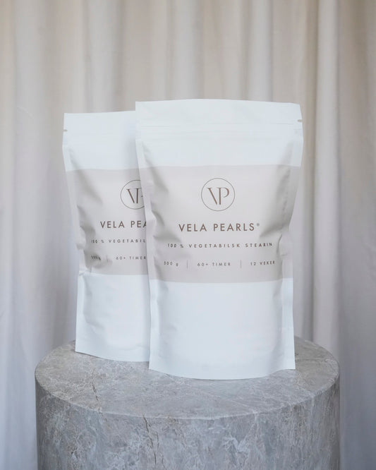 2 x 500g Vela Pearls + 24 veker