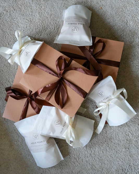 Julegavetilbud: 5 x 500g Vela Pearls + veker