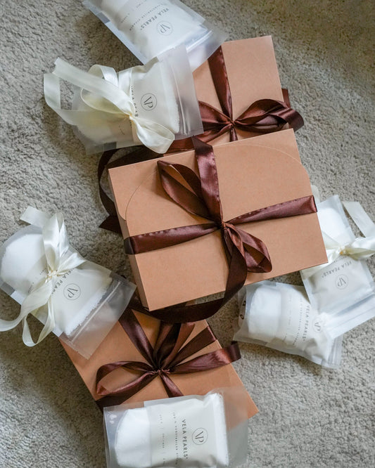 Julegavetilbud: 6 x 200g Vela Pearls + veker