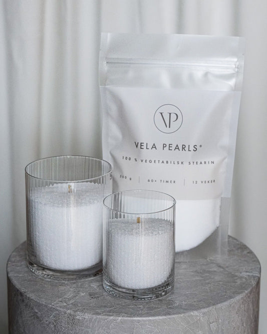 Ramsjø lyslykter + Vela Pearls 500g
