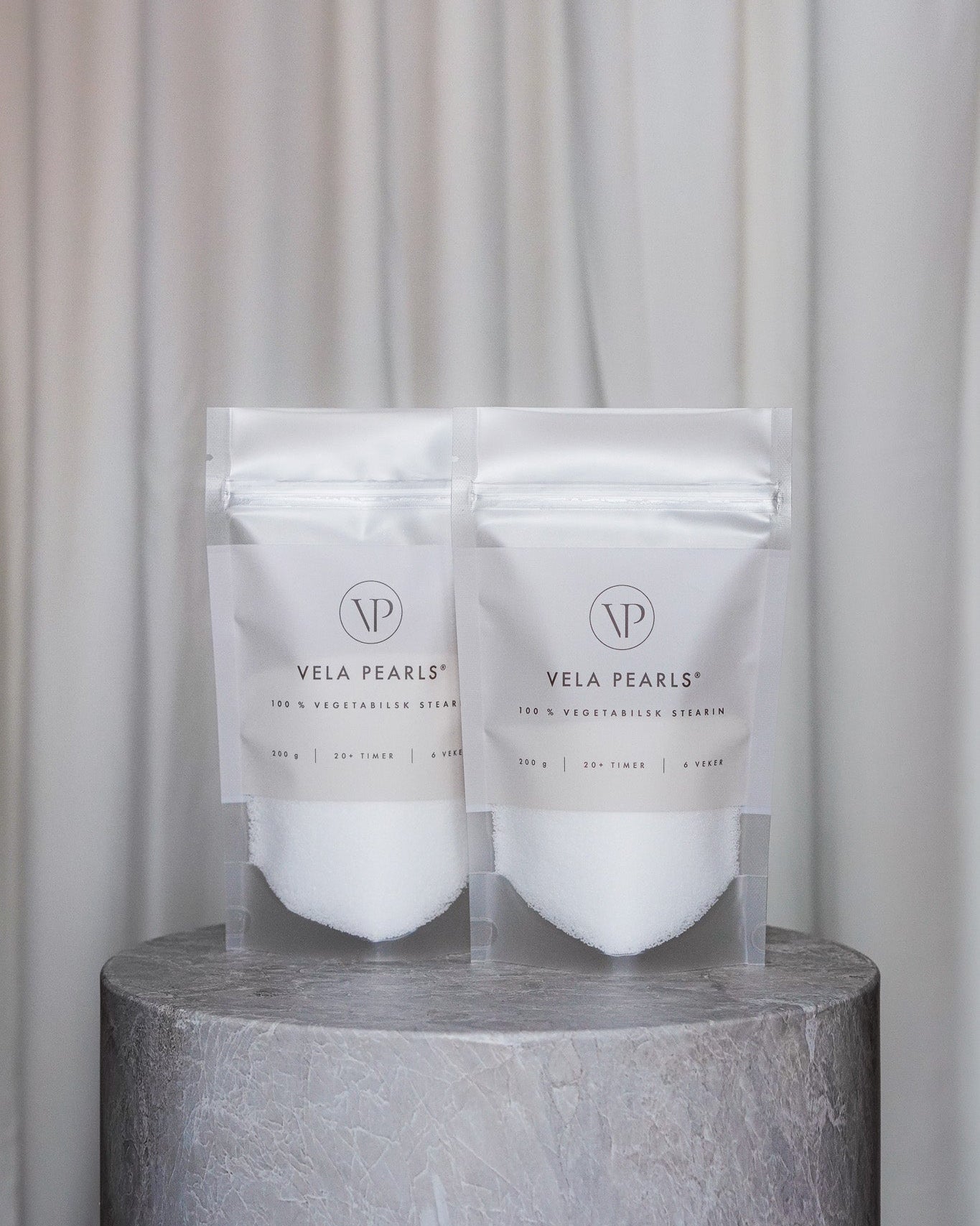 2 x 200g Vela Pearls + 12 veker