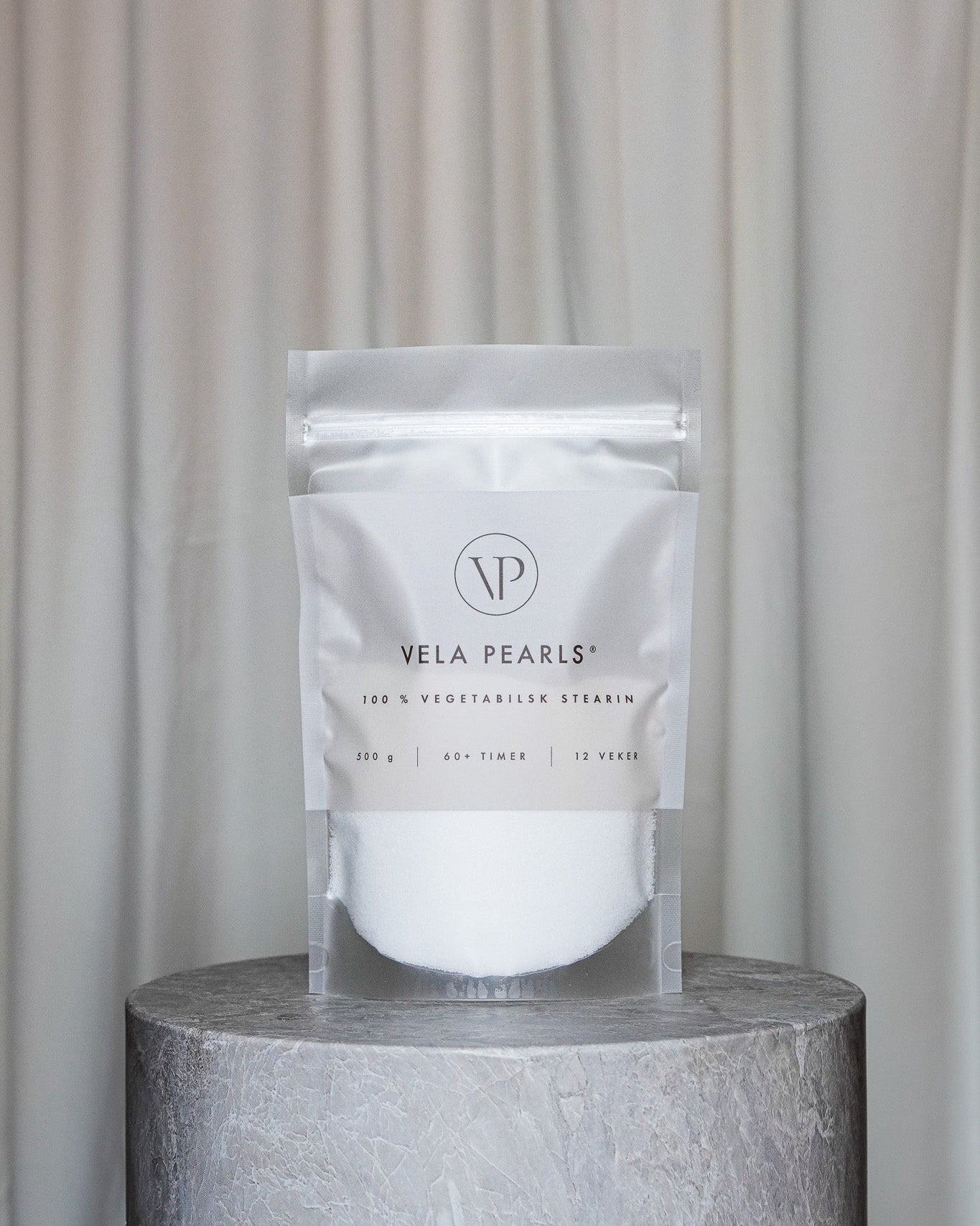 500g Vela Pearls + 12 veker