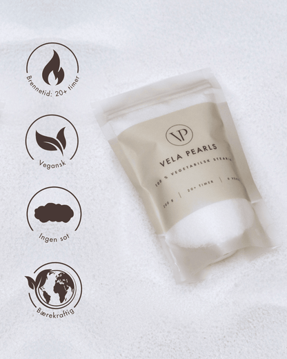 2 x 200g Vela Pearls + 12 veker